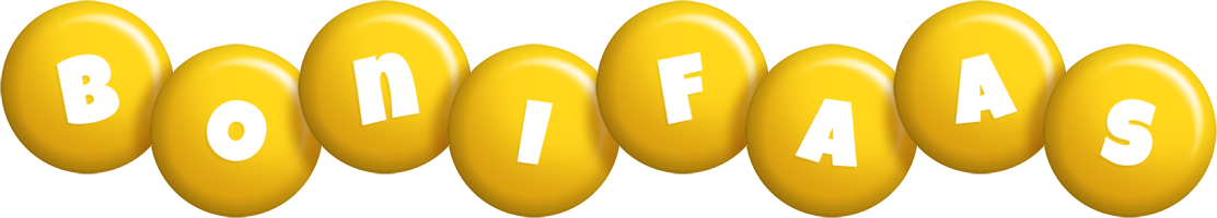 Bonifaas candy-yellow logo