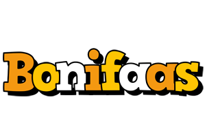 Bonifaas cartoon logo