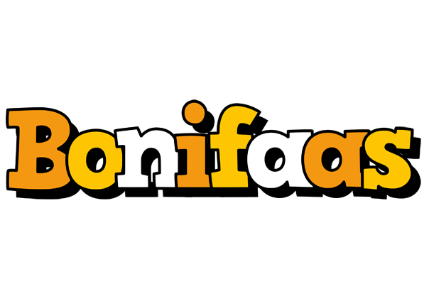 Bonifaas cartoon logo