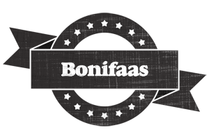 Bonifaas grunge logo