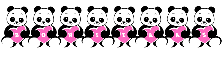 Bonifaas love-panda logo