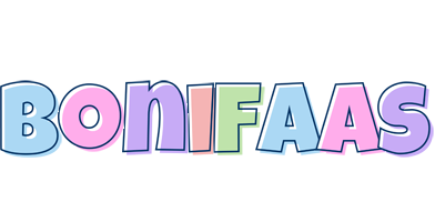 Bonifaas pastel logo