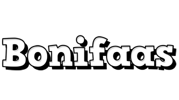Bonifaas snowing logo