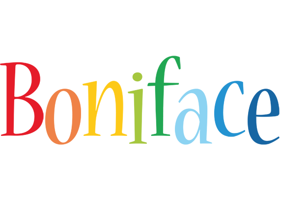 Boniface birthday logo
