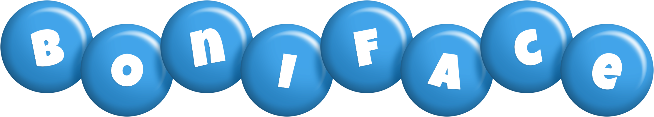 Boniface candy-blue logo