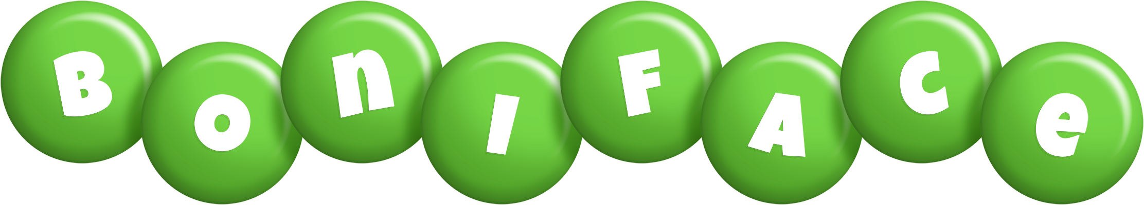 Boniface candy-green logo
