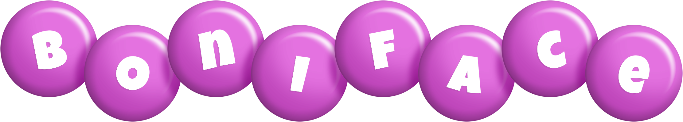 Boniface candy-purple logo