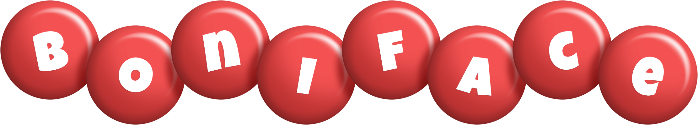 Boniface candy-red logo