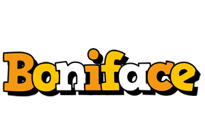 Boniface cartoon logo