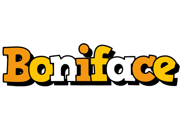 Boniface cartoon logo
