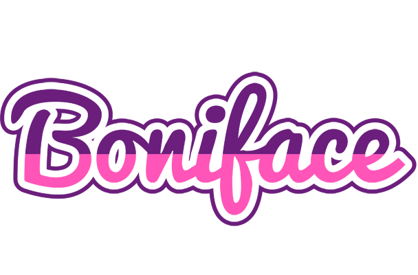 Boniface cheerful logo