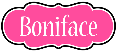 Boniface invitation logo