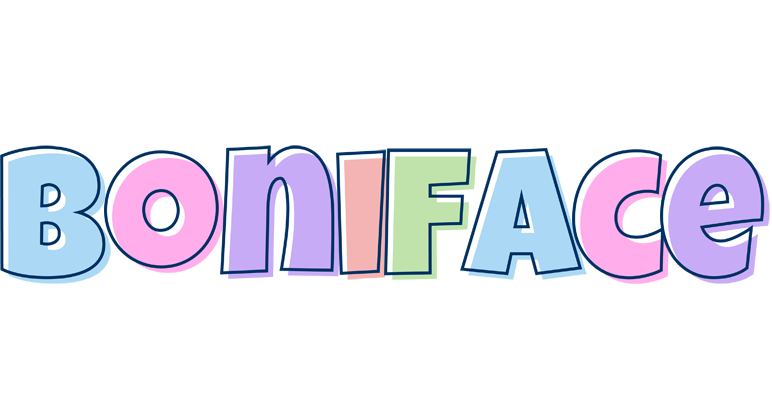 Boniface pastel logo