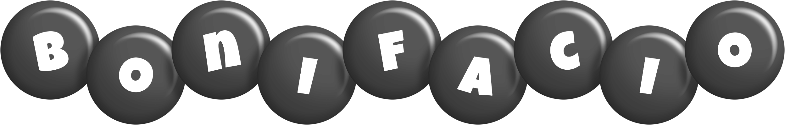 Bonifacio candy-black logo