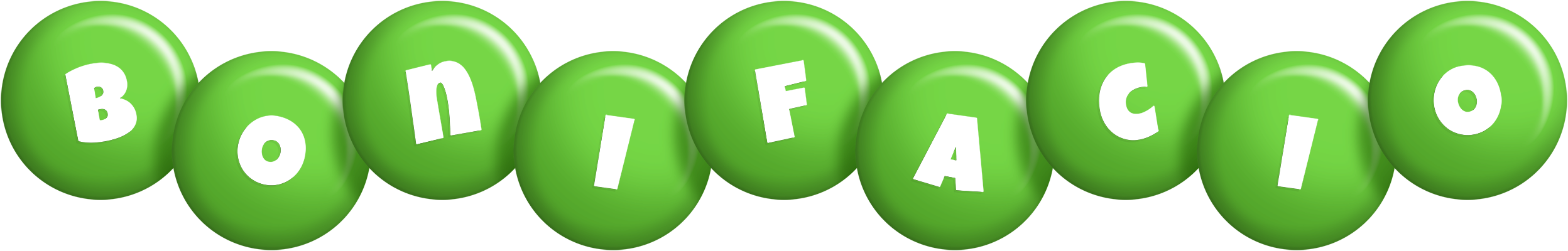 Bonifacio candy-green logo