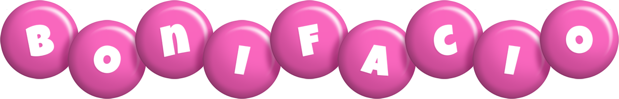 Bonifacio candy-pink logo
