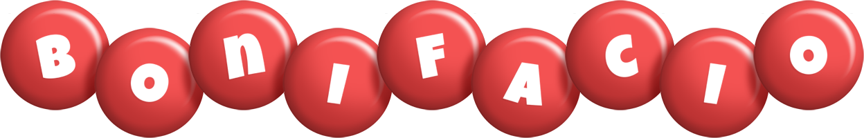 Bonifacio candy-red logo
