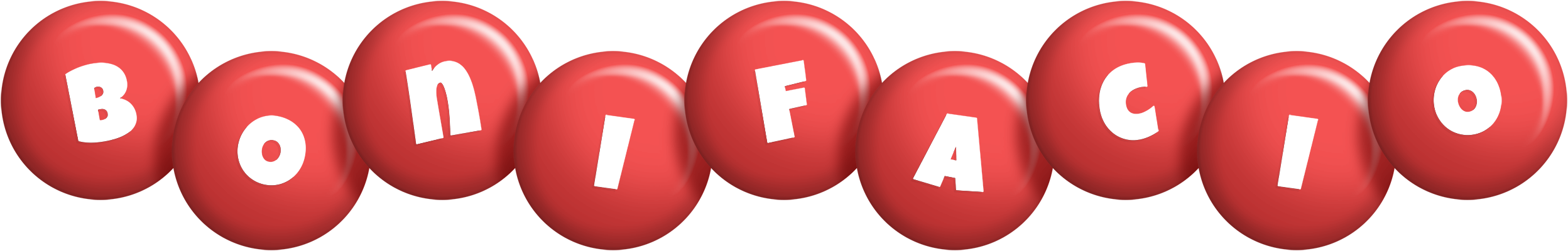 Bonifacio candy-red logo