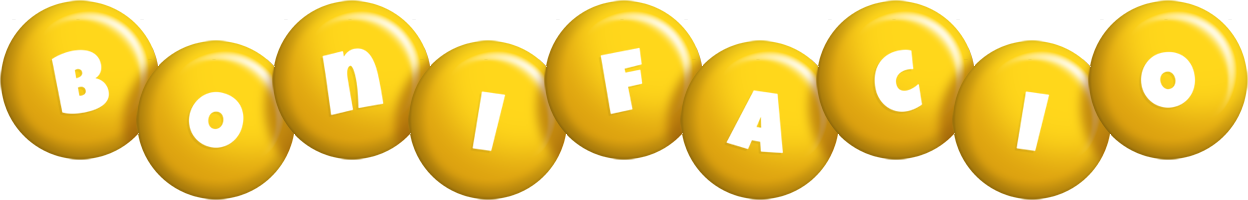 Bonifacio candy-yellow logo