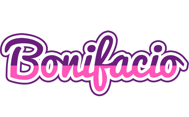 Bonifacio cheerful logo