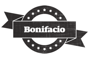 Bonifacio grunge logo