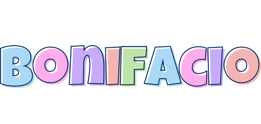 Bonifacio pastel logo