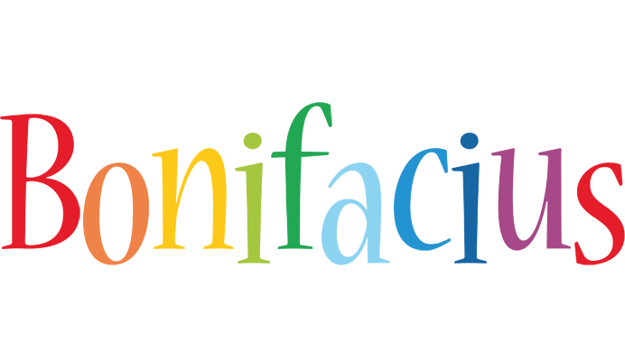 Bonifacius birthday logo