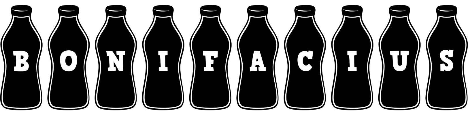 Bonifacius bottle logo