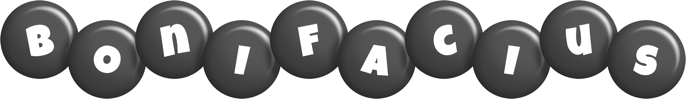 Bonifacius candy-black logo