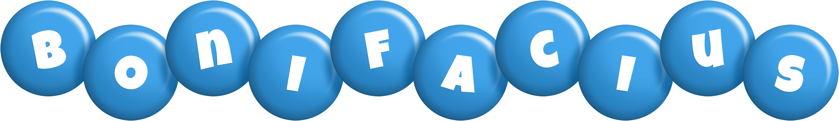 Bonifacius candy-blue logo