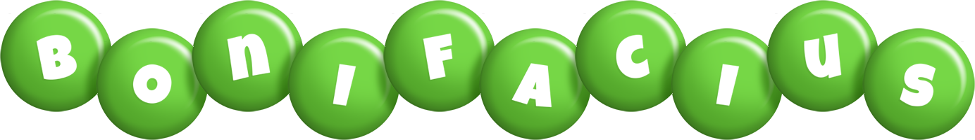 Bonifacius candy-green logo