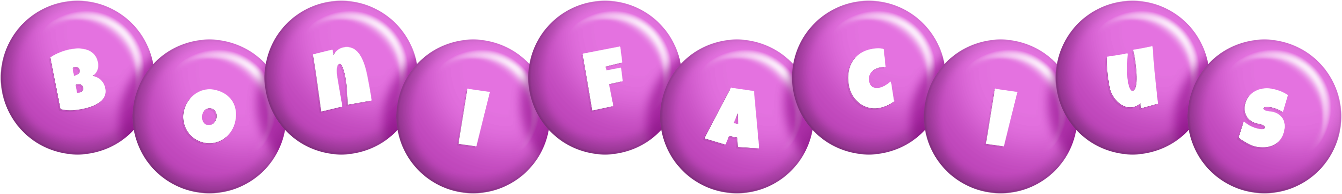 Bonifacius candy-purple logo