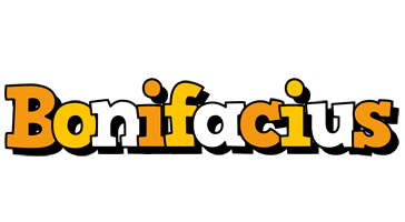 Bonifacius cartoon logo