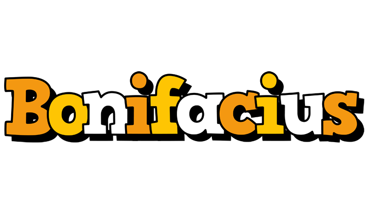 Bonifacius cartoon logo
