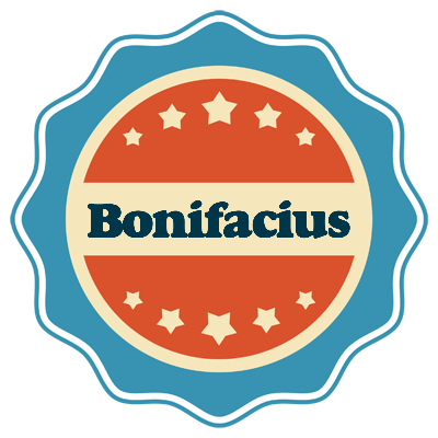 Bonifacius labels logo