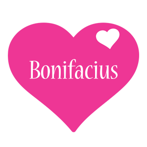 Bonifacius love-heart logo