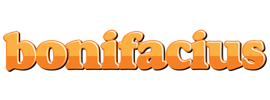 Bonifacius orange logo