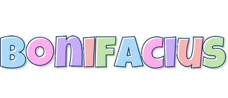 Bonifacius pastel logo