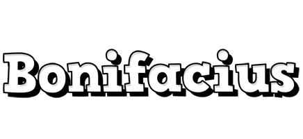 Bonifacius snowing logo