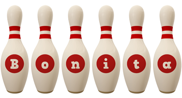 Bonita bowling-pin logo