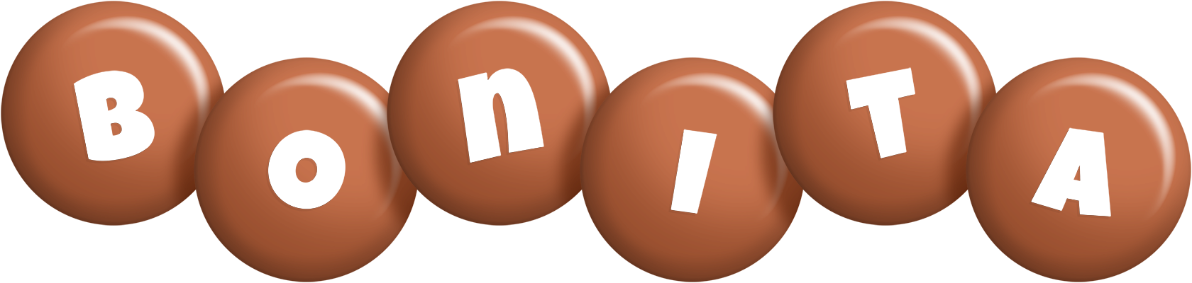 Bonita candy-brown logo