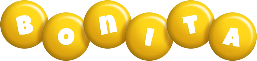 Bonita candy-yellow logo