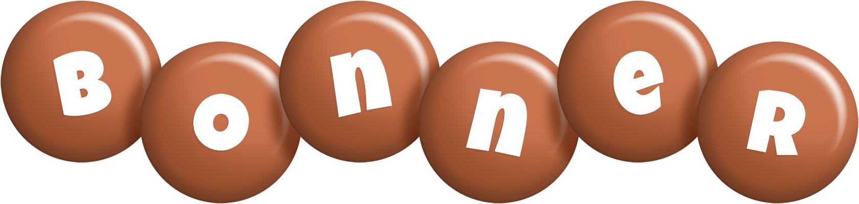 Bonner candy-brown logo