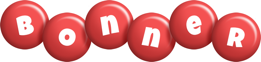 Bonner candy-red logo