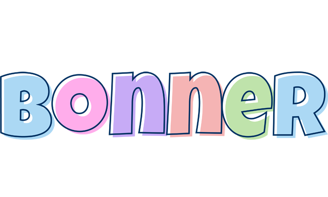 Bonner pastel logo