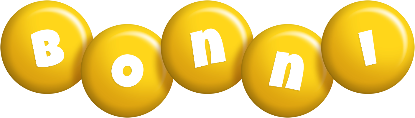 Bonni candy-yellow logo