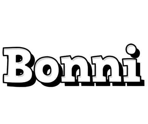 Bonni snowing logo