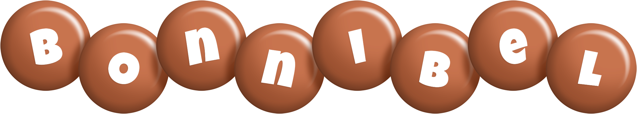 Bonnibel candy-brown logo