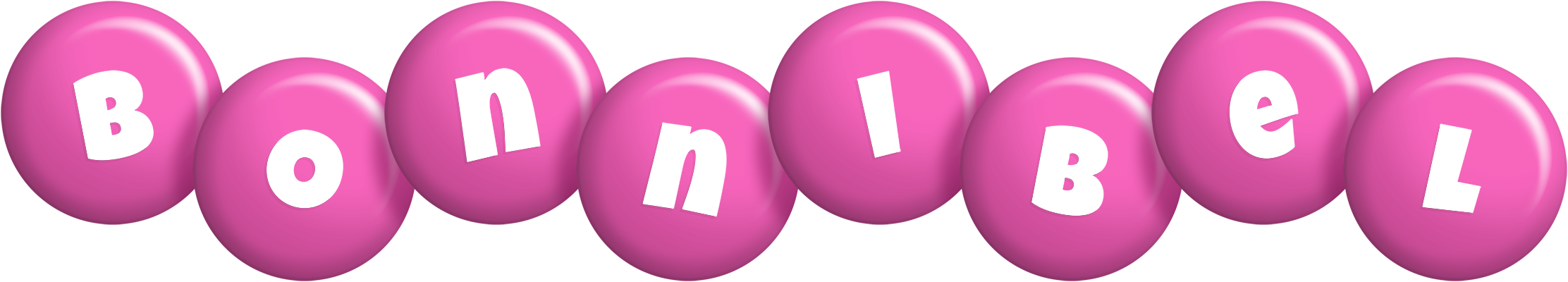 Bonnibel candy-pink logo