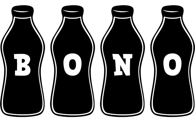 Bono bottle logo